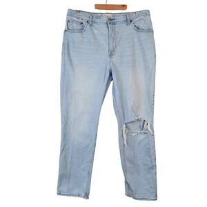 Abercrombie & Fitch Curve Love 90's Straight Ultra High Rise Jeans Women's 16R